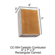 4" x 7" x 3" Rectangular Canned Catalytic Combustor CC-554 Country Comfort