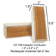 Rectangular Uncanned Catalytic Combustor 1.9" x 6.8" x 2" , CC-156 King