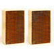 This set of two wood stove combustors is a 1.9 x 3.4 x 2 Inch Rectangular Uncanned Catalytic Stove Combustor for Atlanta - CC-215.