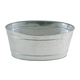 Minuteman Small Oval Galvanized Steel Tub