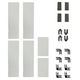 41.5" x 11.5" Linear Clear Tempered Glass Wind Guard by Parts