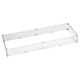 53.5" x 19.5" Rectangular Clear Tempered Glass Wind Guard