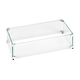 23.5" x 11.5" Rectangular Clear Tempered Glass Wind Guard