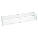 41.5" x 11.5" Linear Clear Tempered Glass Wind Guard