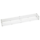 65.5" x 11.5" Linear Clear Tempered Glass Wind Guard