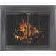 Hearth Craft Essentials 37 1/2" x 30" Flat Black Finish Ardmore Masonry Fireplace Door | Ab1040-B36+B37