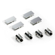 41.5" x 11.5" Rectangular Linear Glass Wind Guard | FG-LCB-36 Connector Parts