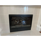 36" x 21" Matte Black Finish Nightwell Zero Clearance Fireplace Door Fits 36" W x 21" H Openings | Nightwell-B35 Matte Black Finish Nightwell 36 Inch Zero Clearance Fireplace Trackless BiFold Door