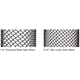 24" Wide x 29 1/2" High Black Panels 3/16" Weave Fireplace Screen Set For Openings 30" To 40" Wide | S2429MM Mesh Weave Comparison