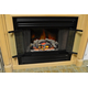 28 7/8" x 23" Brite Black Finish Nightwell Zero Clearance Fireplace Door Fits 28 7/8" W x 23" H Openings | Nightwell-B23