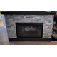 28 7/8" x 23" Brite Black Finish Nightwell Zero Clearance Fireplace Door Fits 28 7/8" W x 23" H Openings | Nightwell-B23 Zero Clearance Natte Black Trackless BiFold Fireplace Doors With Clear Tempered Glass