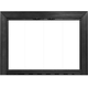 40" x 23 1/2" Textured Black Savannah Masonry Fireplace Door | Savannah-B34