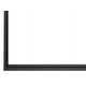 Design Specialties 36" x 21 15/16" Stiletto Zero Clearance Fireplace Door Inside Fit Fits 36" W x 21 15/16" H Openings | Stiletto-B11 Stiletto ZC Fireplace Door Bottom Left Corner Detail