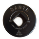 Dante Flat Black Floor Plate For 1/2 Inch Valve Thread | FP.GV.FB