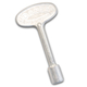 Dante 3 Inch Ready-to-Paint Universal Key Design Fits Both 1/4″ and 5/16″ Gas Valve Stems | NKY.3.PLN.B