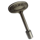 Dante 3 Inch Pewter Universal Key Design Fits Both 1/4″ and 5/16″ Gas Valve Stems | NKY.3.PTR.B