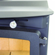 Medium Wood Stove On Legs With Blower | Heats 2200 Sq Ft Detail