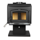 Small Wood Stove On Pedestal With Blower | Heats 1800 Sq Ft