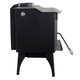 Medium Wood Stove On Legs | Heats 2200 Sq Ft Side Details