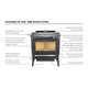 Medium Wood Stove On Legs | Heats 2200 Sq Ft Features