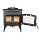 Small Wood Stove On Legs | Heats 1800 Sq Ft Door Open